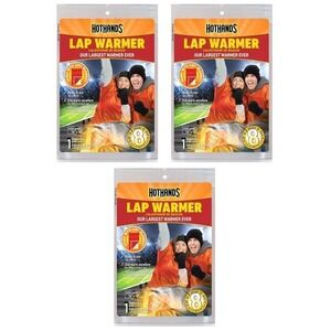 HotHands Lap Warmer, 16" X 10" 3 Count - Super Warmers Up to 18 Hours